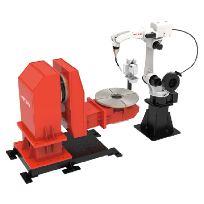 China 6 Axis Automatic Welding Robot Arm Workstation For Stainless Steel With Arc Stability